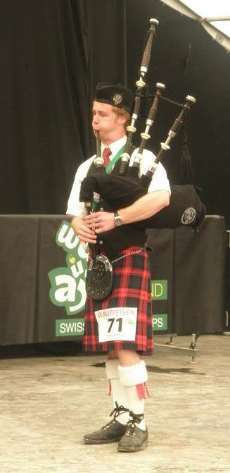 Solo Piping Competition at the Swiss Championships 2011